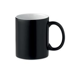 Vue Mug noir sublimation 300ml - Sublidark de couleur noir| Krokrodeal