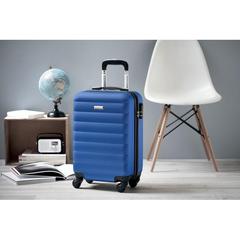 Vue Trolley rigide - Budapest de couleur bleu| Krokrodeal