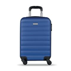 Vue Trolley rigide - Budapest de couleur bleu| Krokrodeal