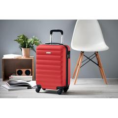 Vue Trolley rigide - Budapest de couleur rouge| Krokrodeal