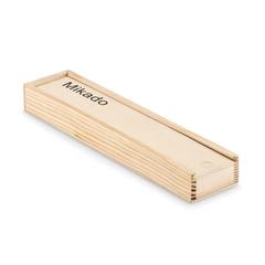 Vue Jeu de mikado - Mini mikado de couleur marron| Krokrodeal