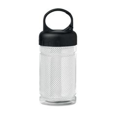 Vue Bouteille serviette de sport - Fris de couleur blanc| Krokrodeal