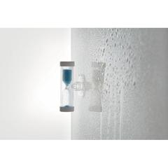 Vue Sablier (4 min) avec ventouse - Quickshower de couleur bleu| Krokrodeal