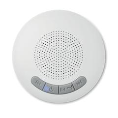 Vue Haut parleur de douche - Douche de couleur blanc| Krokrodeal