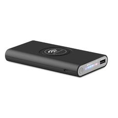 Vue Powerbank sans fil 8000 mAh - Vigor de couleur noir| Krokrodeal