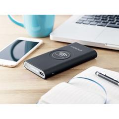 Vue Powerbank sans fil 8000 mAh - Vigor de couleur noir| Krokrodeal