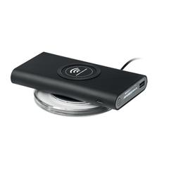 Vue Powerbank sans fil 8000 mAh - Vigor de couleur noir| Krokrodeal