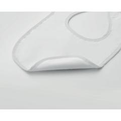 Vue Bavoir pour bébé - Epi de couleur blanc| Krokrodeal