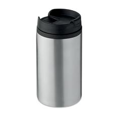 Vue Mug double paroi 250 ml - Falun de couleur gris| Krokrodeal