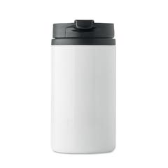 Vue Mug double paroi 250 ml - Falun de couleur blanc| Krokrodeal