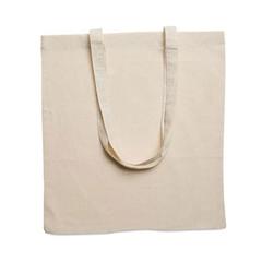 Vue Sac shopping coton 140gr/m² - Cottonel + de couleur marron| Krokrodeal