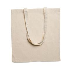 Vue Sac shopping coton 140gr/m² - Cottonel + de couleur marron| Krokrodeal