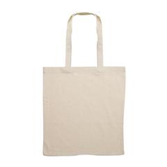 Vue Sac shopping coton 140gr/m² - Cottonel + de couleur marron| Krokrodeal