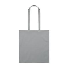 Vue Sac shopping coton 140gr/m² - Cottonel colour + de couleur gris| Krokrodeal
