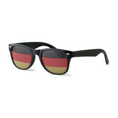 Vue Lunettes de supporter - Flag fun de couleur jaune| Krokrodeal