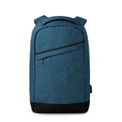 Vue Sac à dos antivol - Berlin de couleur bleu| Krokrodeal