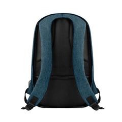 Vue Sac à dos antivol - Berlin de couleur bleu| Krokrodeal