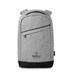 Vue Sac à dos antivol - Berlin de couleur gris| Krokrodeal