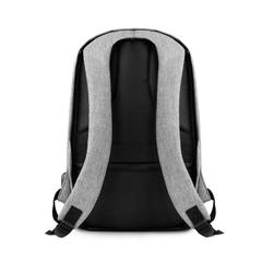 Vue Sac à dos antivol - Berlin de couleur gris| Krokrodeal