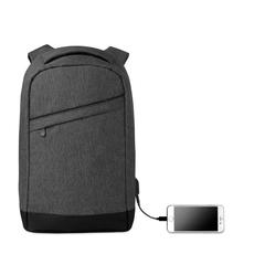 Vue Sac à dos antivol - Berlin de couleur noir| Krokrodeal