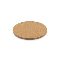 Vue Sous-verres ronds en liege - Bierpon de couleur marron| Krokrodeal