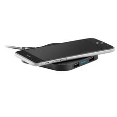Vue Chargeur sans fil 4000 mAh - Unipad de couleur noir| Krokrodeal