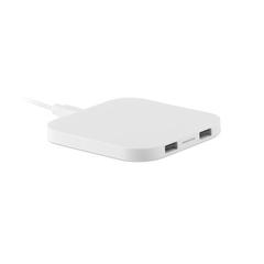 Vue Chargeur sans fil 4000 mAh - Unipad de couleur blanc| Krokrodeal