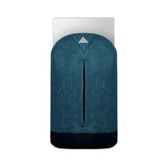 Vue Sac à Dos antivol - Milano de couleur bleu| Krokrodeal