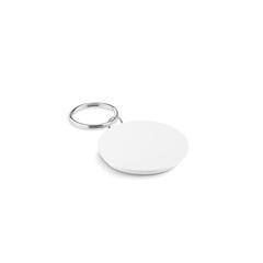 Vue Porte-clés en métal insert papi - Pin key de couleur blanc| Krokrodeal