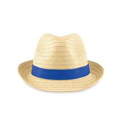 Vue Chapeau de paille - Boogie de couleur bleu| Krokrodeal