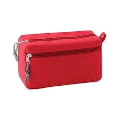 Vue Trousse de toilette sans PVC - New & smart de couleur rouge| Krokrodeal