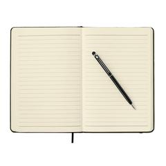 Vue Carnet A5 et stylo assorti - Neilo set de couleur noir| Krokrodeal