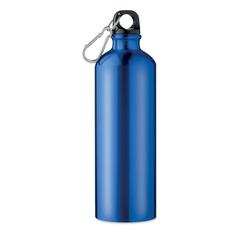 Vue Bouteille en aluminium 750 ml - Big moss de couleur bleu| Krokrodeal