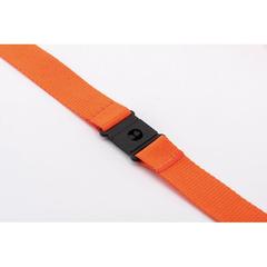 Vue Lanyard crochet métal 20mm - Pany de couleur orange| Krokrodeal