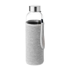 Vue Bouteille en verre 500 ml - Utah glass de couleur gris| Krokrodeal