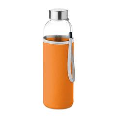 Vue Bouteille en verre 500 ml - Utah glass de couleur orange| Krokrodeal