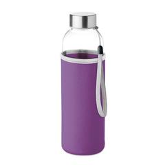 Vue Bouteille en verre 500 ml - Utah glass de couleur violet| Krokrodeal