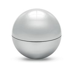 Vue Boule baume à lèvres - Uv soft de couleur gris| Krokrodeal