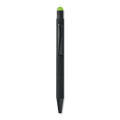 Vue Stylo stylet en aluminium - Negrito de couleur vert| Krokrodeal