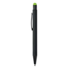 Vue Stylo stylet en aluminium - Negrito de couleur vert| Krokrodeal