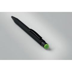 Vue Stylo stylet en aluminium - Negrito de couleur vert| Krokrodeal