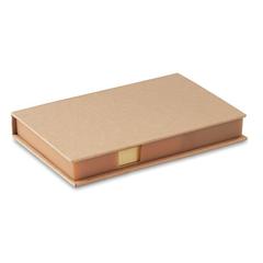 Vue Set de bureau avec calendrier - Memocalendar de couleur marron| Krokrodeal