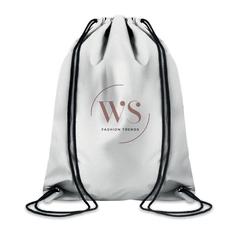 Vue Sac cordelette réfléchissant - Shoop reflective de couleur gris| Krokrodeal