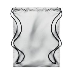 Vue Sac cordelette réfléchissant - Shoop reflective de couleur gris| Krokrodeal