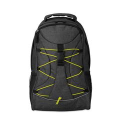 Vue Sac à dos avec cordelette - Glow monte lema de couleur vert| Krokrodeal