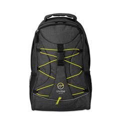 Vue Sac à dos avec cordelette - Glow monte lema de couleur vert| Krokrodeal