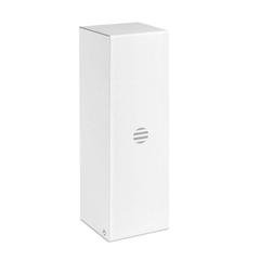 Vue Gourde double paroi verre 400ml - Batumi glass de couleur blanc| Krokrodeal