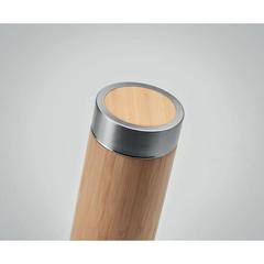 Vue Gourde double paroi Bambou - Batumi de couleur marron| Krokrodeal