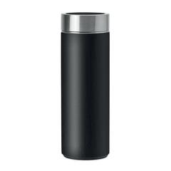 Vue Gourde double paroi Bambou - Batumi de couleur noir| Krokrodeal