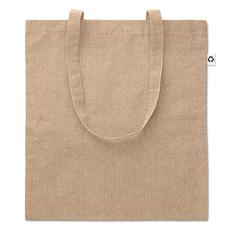 Vue Sac shopping 2 tons 140gr - Cottonel duo de couleur marron| Krokrodeal